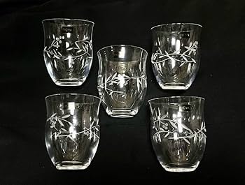 Amazon.co.jp: HOYAクリスタル なんてん切子 冷茶ぐらす 5客